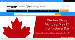Desktop Screenshot of cosmomusic.ca